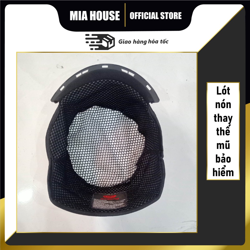 Lót nón thay thế mũ bảo hiểm Andes 139, Andes 181, Sunda 135D kính âm