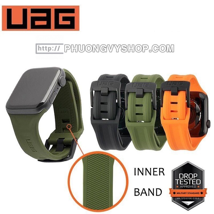 [Quà tặng] Dây UAG Scout Silicon cho Apple Watch 44mm (chính hãng, nhà phân phối NDTL)