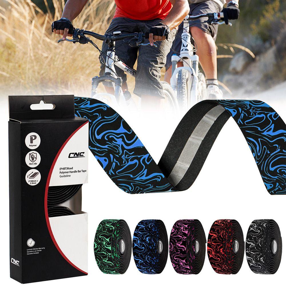 WTTLE 1 Cặp Băng Quấn Tay Lái Xe Đạp Bằng Silica Gel Chống Trượt Hấp Thụ Sốc
