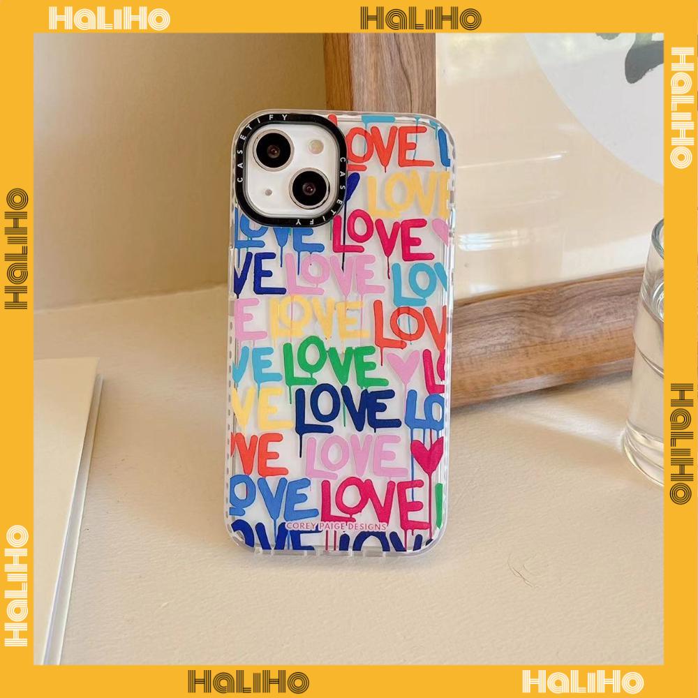 iPhone Case Silicone Soft Case Clear Case Thickened Shockproof Protection Camera Color English Compatible For iPhone 11 iPhone 13 Pro Max iPhone 12 Pro Max iPhone 7 Plus iPhone xr