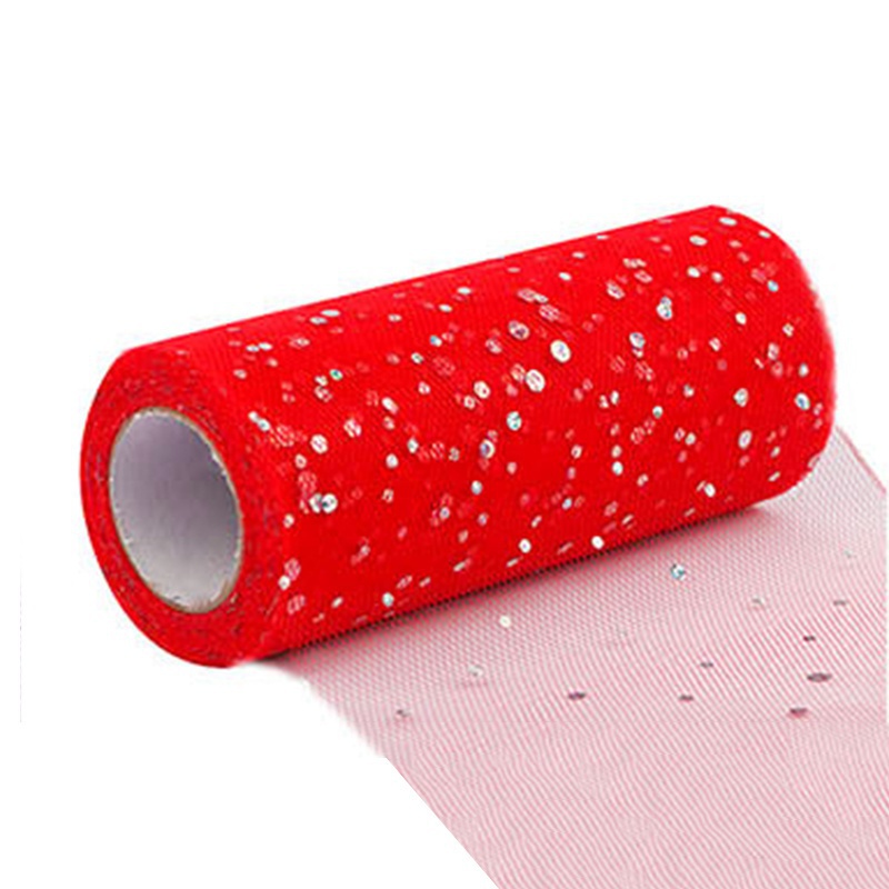 Cuộn Vải Tuyn Nhiều Màu Sắc Kích Thước 10 Yard Dùng Trang Trí Tiệc Cưới