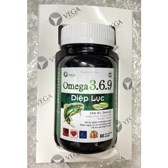 OMEGA 3 VIÊN UỐNG BỔ MẮT CÓ THÀNH PHẦN DIỆP LỤC