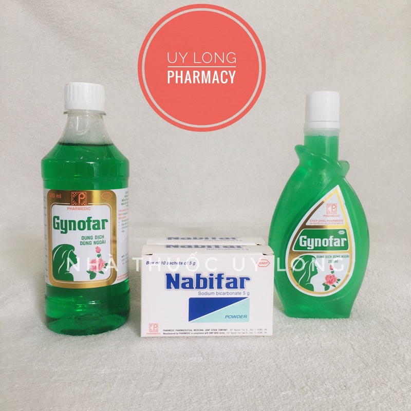 Gynofar - dung dịch vệ sinh, nước rửa phụ khoa