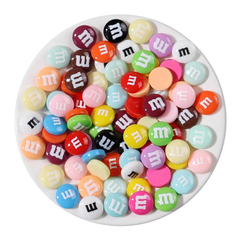 Màu M đậu Resin phụ kiện dép Crocs charm DIY khóa giày crocs jibbitz Nhựa trang sức Phụ kiện trang trí giày crocs nút trang trí điện thoại di động Nắp đậy / Khung ảnh / Cốc nước / Túi Nguyên liệu làm phụ kiện handmade sáng tạo