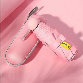 Ô gấp gọn mini dù gấp gọn 2 lớp nhiều màu tiện lợi dù che mưa asaki