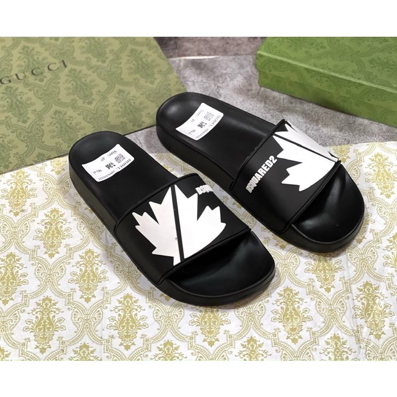 Dép nam dsquared2 cao su cao cấp 2022,Dép quai ngang dsquared2 2022