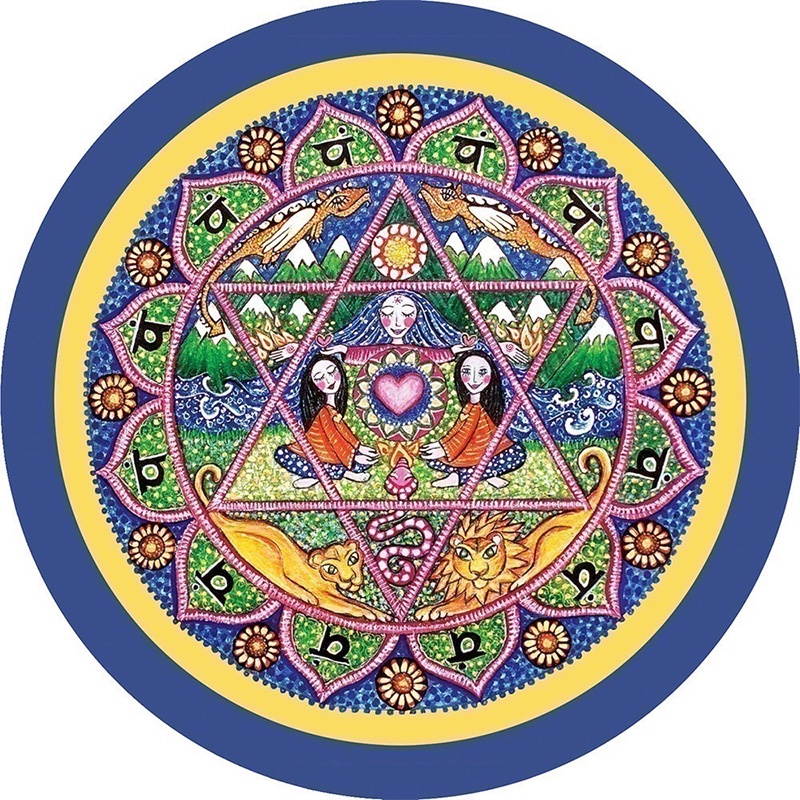 Bộ Bài Mandala Healing Oracle (Mystic House Tarot Shop) - Bài Gốc Authentic Chính Hãng 100%
