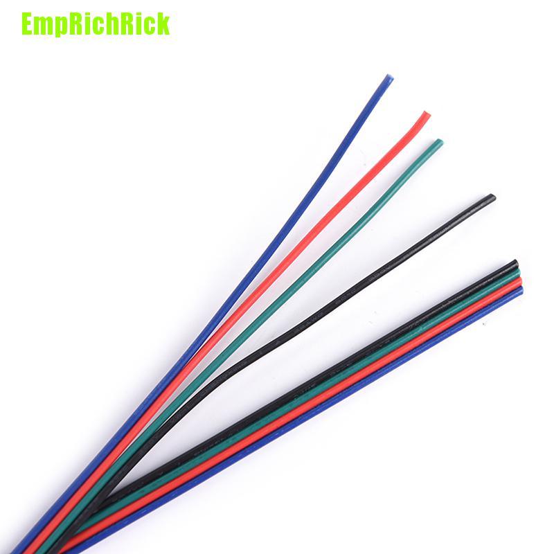 Dây Cáp Mở Rộng 5m / 10m 4-pin Rgb Cho Đèn Led 3528 / 5050 Rgb