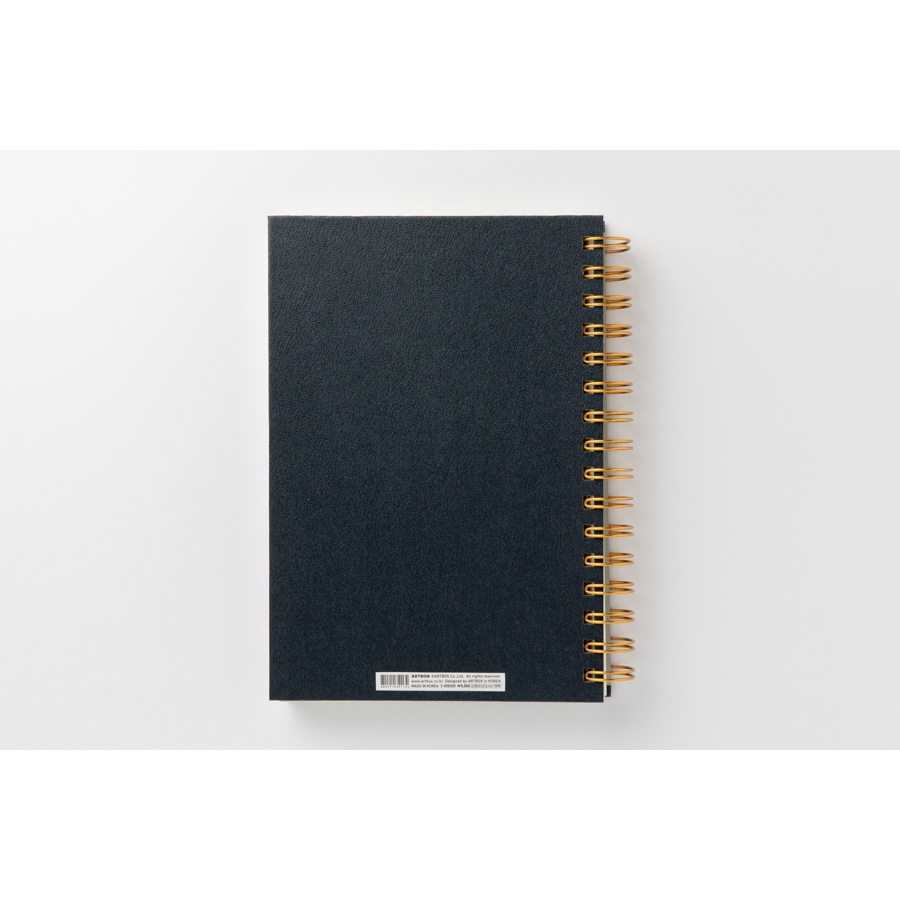 Sổ Tay Lò Xo ARTBOX Hàn Quốc Màu Xanh Navy