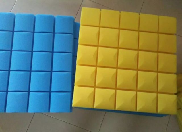 10 Tấm mút tiêu âm - Cách âm .Hình Nấm. Kích thước 1 Tấm 50 x 50cm dày 5cm( Đc chọn màu )