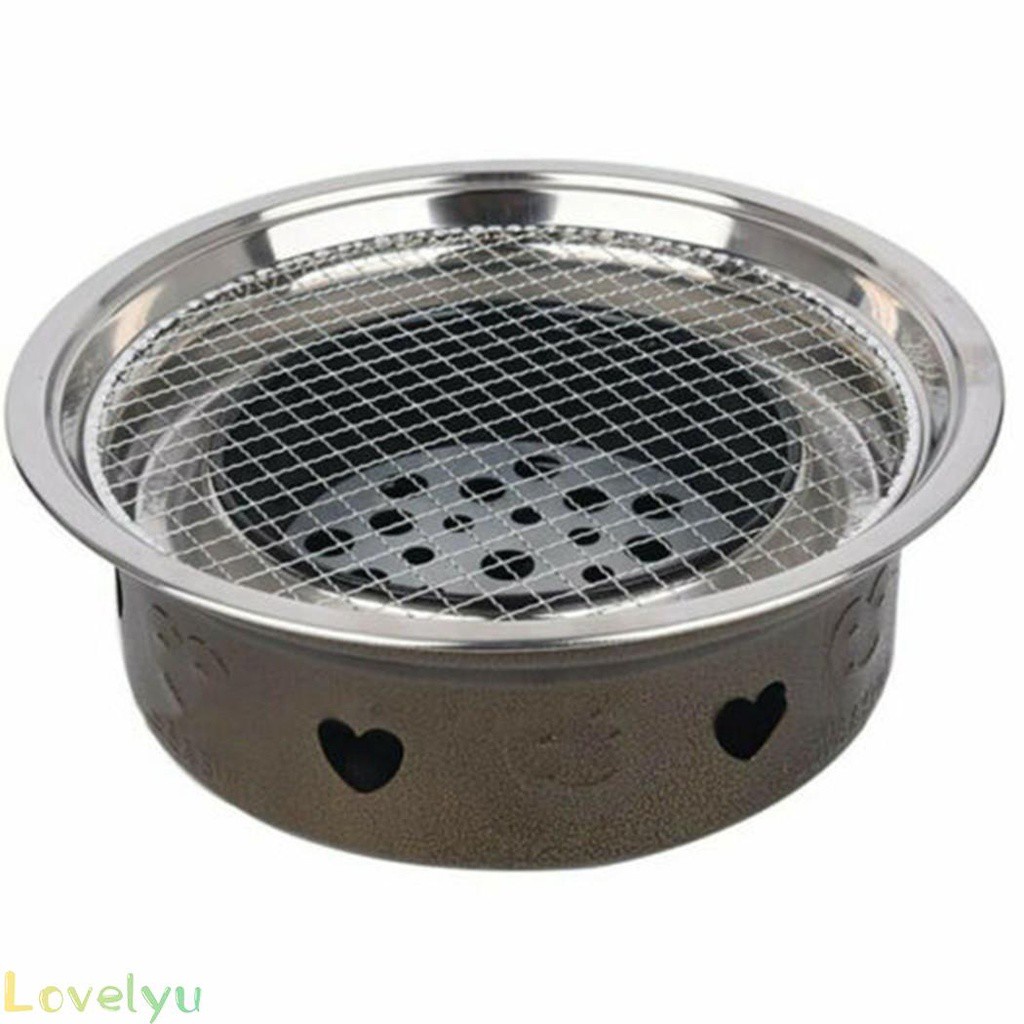 Đĩa Tròn Nướng Thịt Bbq Bằng Thép Không Gỉ