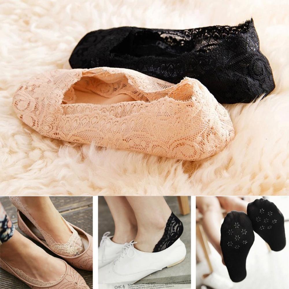 ME Tất Cotton Cổ Thấp Chống Trượt Thời Trang Cho Nữ