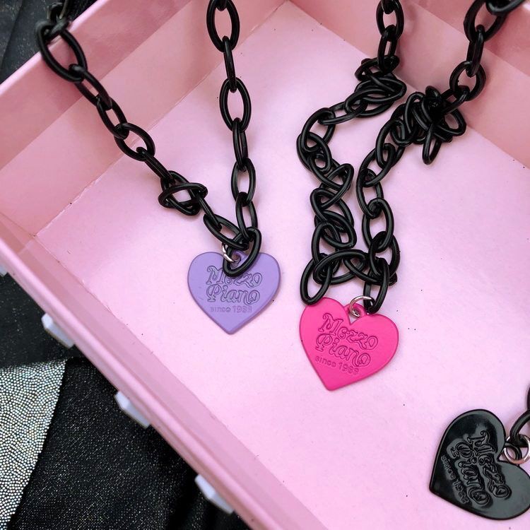 Vòng cổ Hình Trái Tim Phong Cách Âu Mỹ Thời Trang Cho Nữ