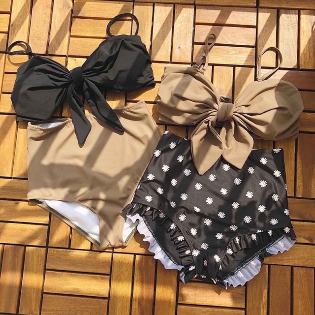 Áo bikini cột nơ nhiều màu xinh