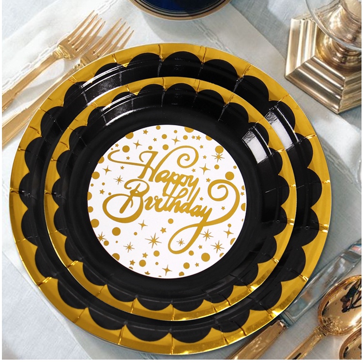 Bộ dụng cụ bàn ăn dùng một lần cho tiệc sinh nhật