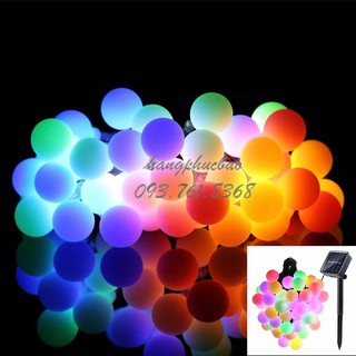 Đèn led dây trang trí năng lượng mặt trời 30 bóng
