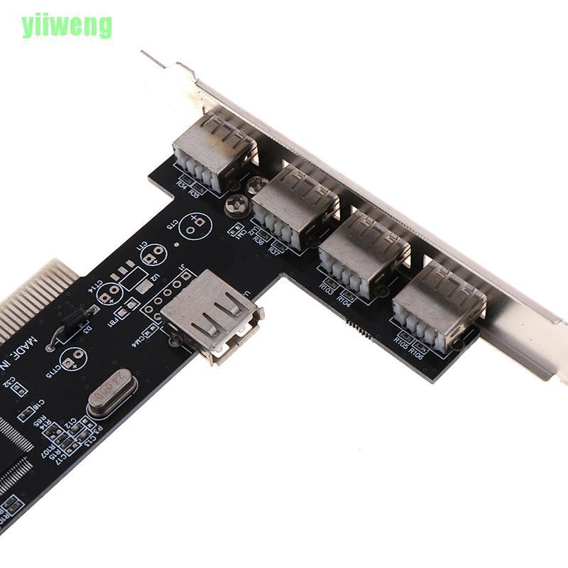 Card Chuyển Đổi Pci 4 Cổng Usb 2.0 480mbps | BigBuy360 - bigbuy360.vn