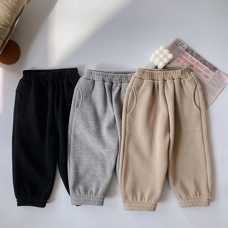 Quần Len Lót Lông Chun Gấu Cho Bé Trai Bé Gái Shop Quần Áo Trẻ Em Phong Cách Hàn Quốc Moy Kids