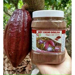 Bột ca cao nguyên chất đăk lăk hộp 500gr