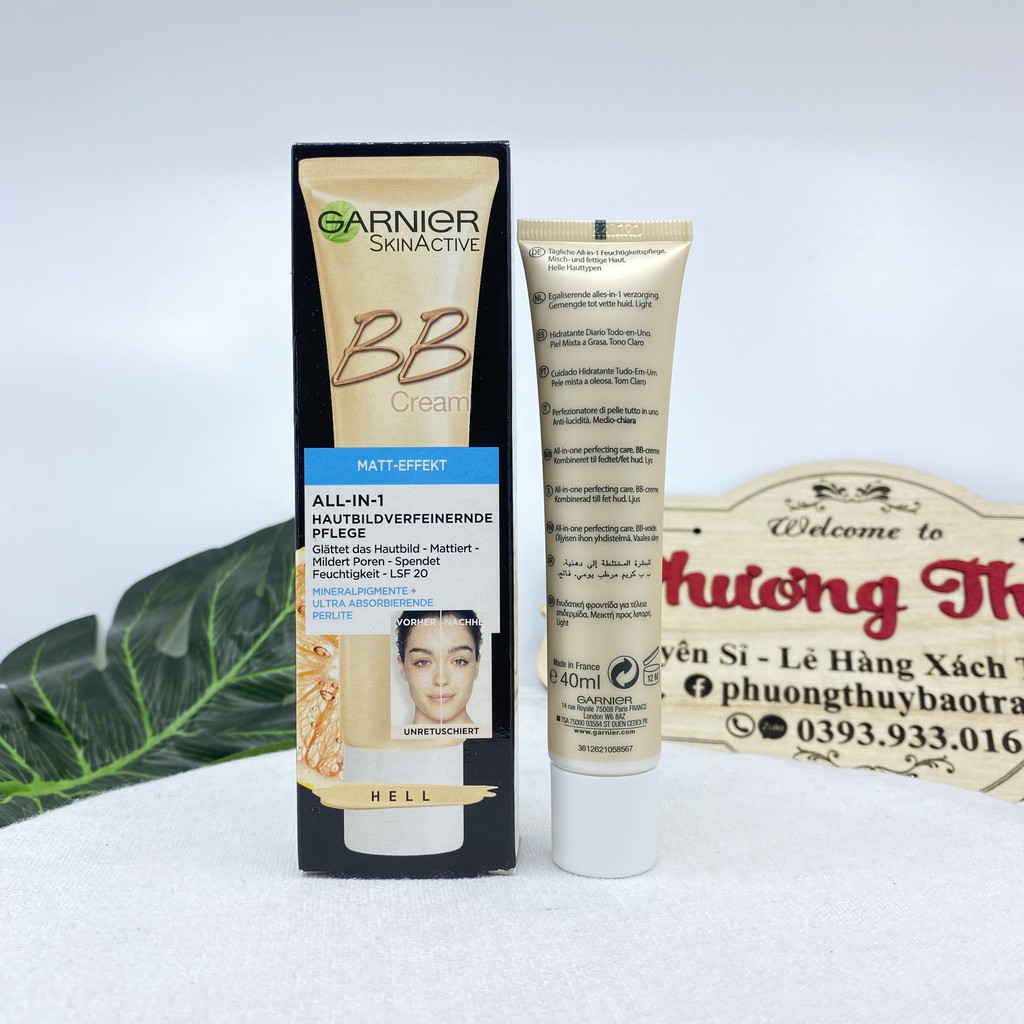 Kem nền Garnier BB Cream cho da dầu và da hỗn hợp 40 ml | BigBuy360 - bigbuy360.vn