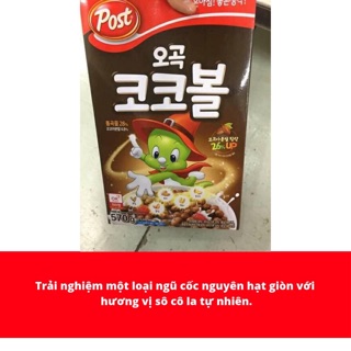 BÁNH NGŨ CỐC POST COCOBALL HÀN QUỐC 300GAM
