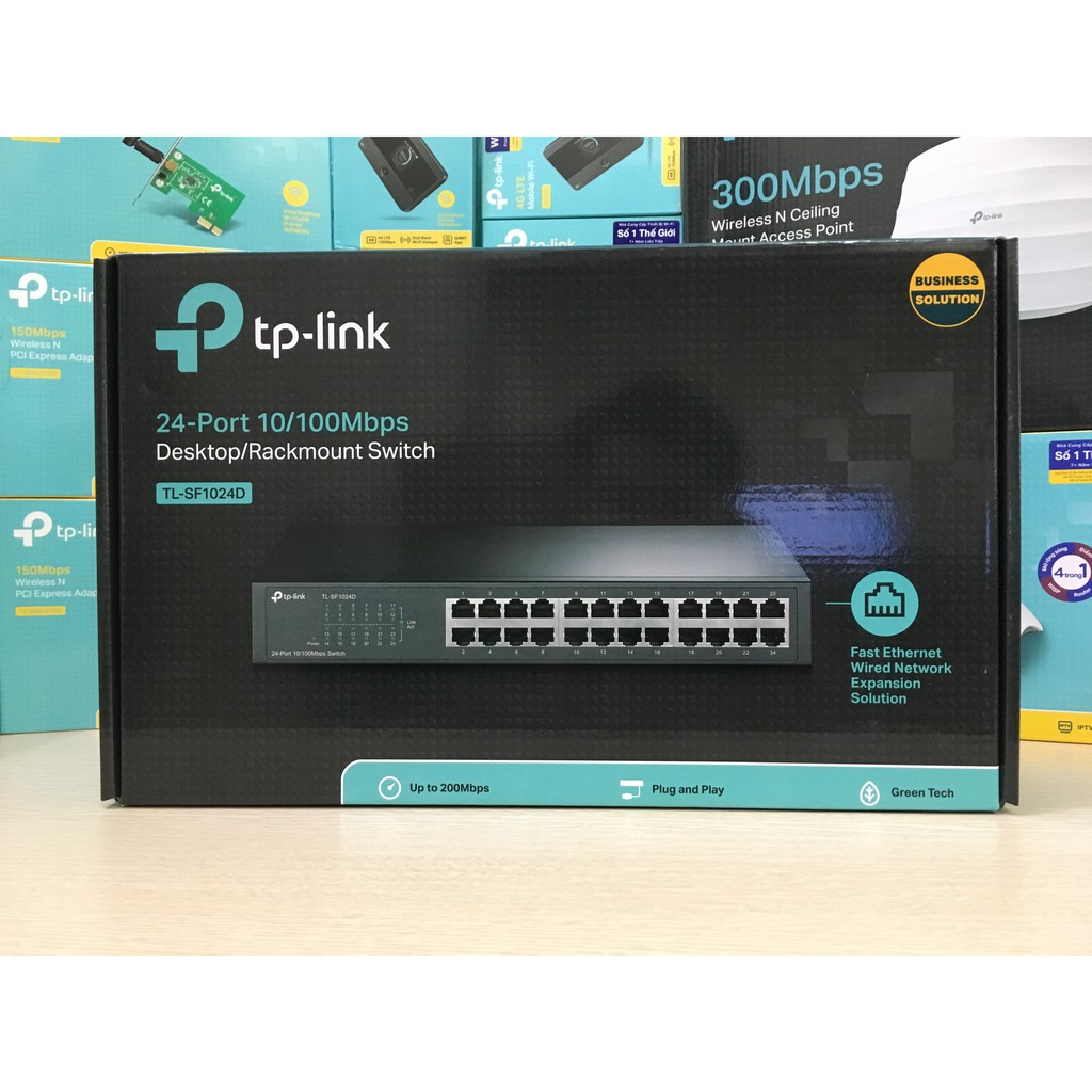 Bộ chuyển mạch SWITCH TP-LINK TL-SF1024D 24 PORT UNMANAGED 10/100MBPS