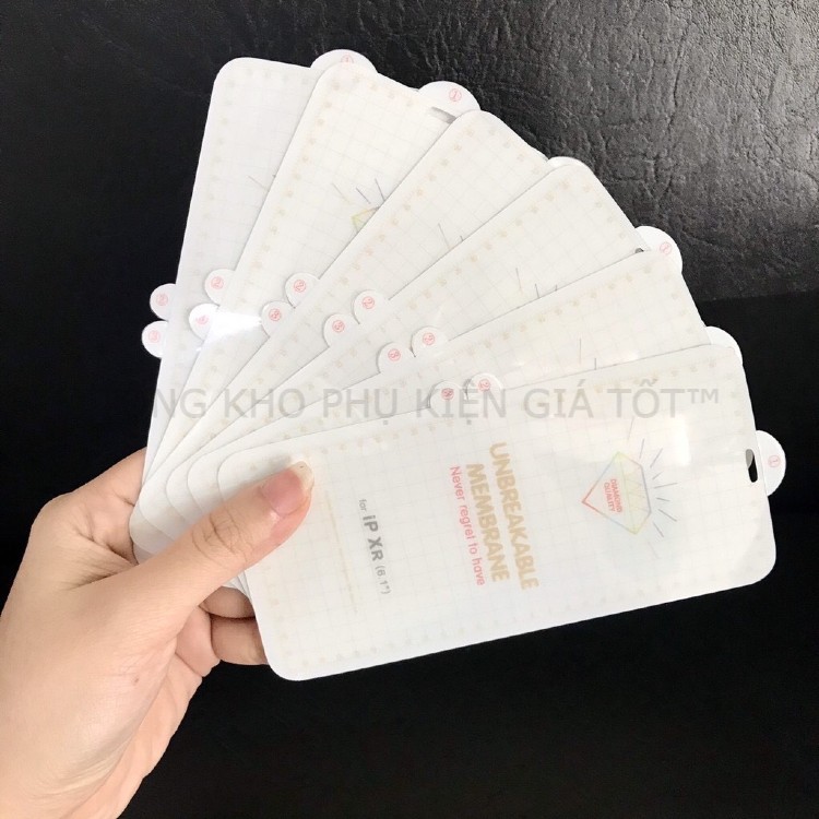 Miếng dán PPF nhám mặt trước cho iPhone loại 4 lớp full cạnh, viền tặng bộ giấy lau vệ sinh