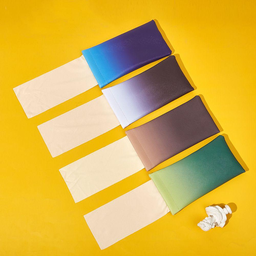 DIACHAVN Ví Đựng Mắt Kính / Cọ Trang Điểm Màu Gradient Nhỏ Gọn Tiện Lợi