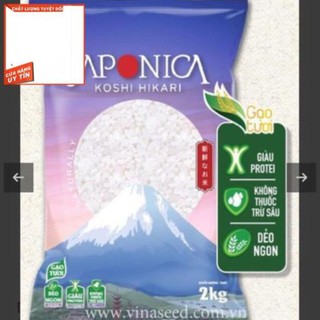 Freeship, date mới nhât (2kg) Gạo Nhật Japonica Koshi Hiraki- Vinaseed