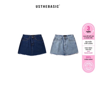 Usthebasic - Chân váy Denim Mini Skirt