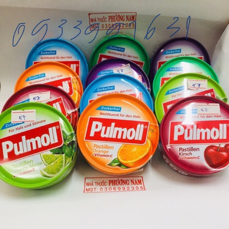 Kẹo PULMOLL Hộp 50g ( nhiều vị)