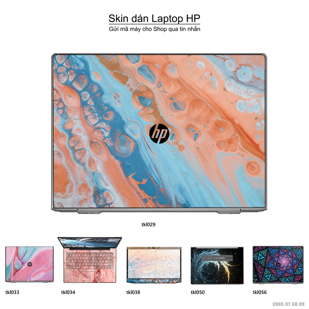 Skin dán Laptop HP in hình thiết kế _nhiều mẫu 6 (inbox mã máy cho Shop)