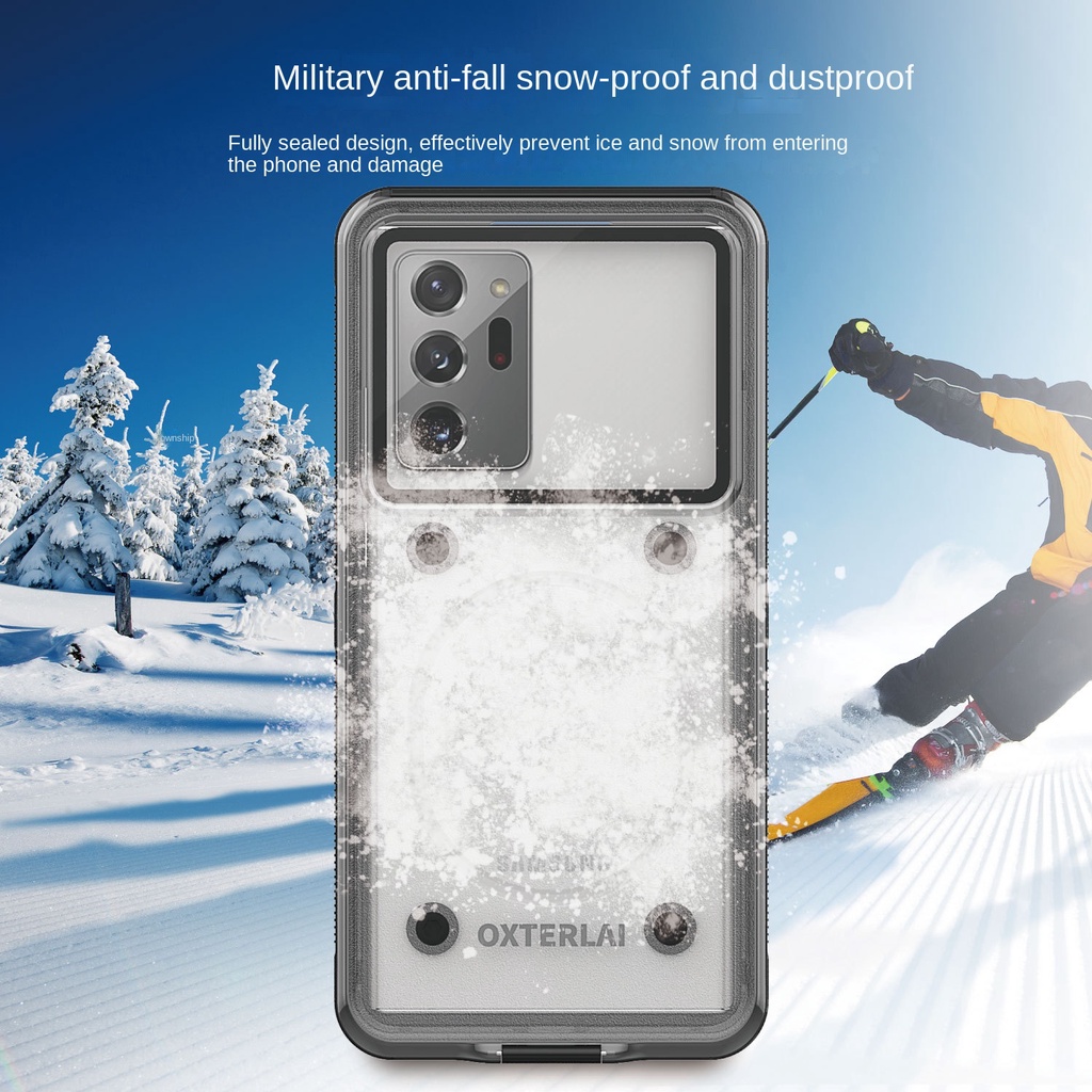 Ốp Điện Thoại Chống Thấm Nước IP68 Cho Samsung Galaxy S22 S21 Ultra FE S20 Plus Note 20 Ultra