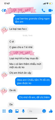 Granola ngũ cốc yến mạch ăn kiêng