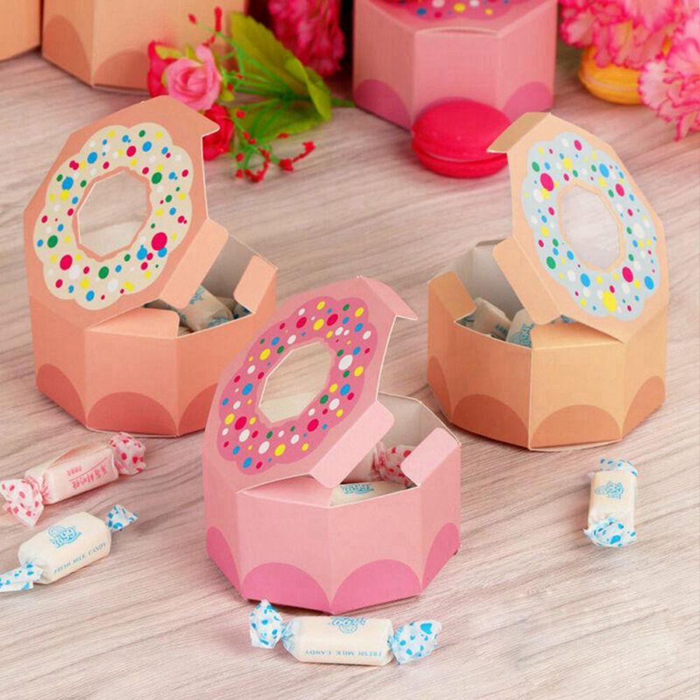 Set 20 Hộp Giấy Đựng Kẹo Sô Cô La Trang Trí Tiệc Cưới