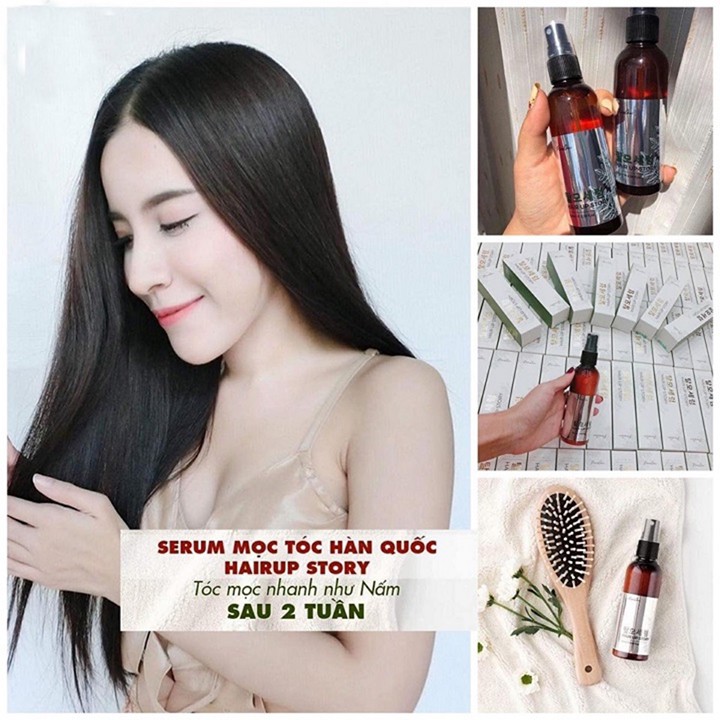 Xịt Mọc Tóc Hair Up Story Genie Hàn Quốc Kích Dưỡng Tinh Chất Mọc Tóc Nhanh Dài Chống Rụng Tóc 100ml - Minh An Beauty
