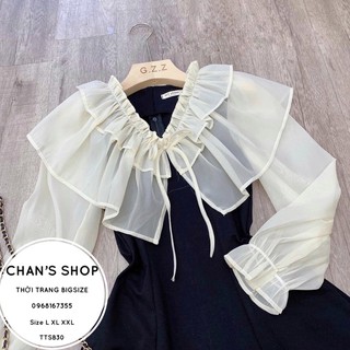 Bigsize ĐẦM PHỐI TAY VOAN