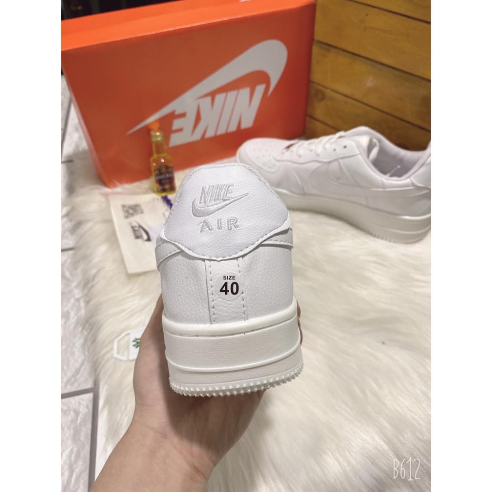 [Sale Sốc] Giày thể thao AF1 Trắng full, Giày Sneaker Air Force Nam nữ tặng box bill