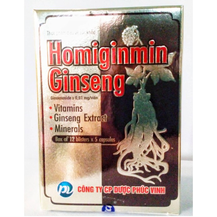 Viên Uống Bổ Xung Sức Khỏe - Homiginmin Ginseng - Nâng Cao Sức Đề Kháng - Giảm Mệt Mỏi | BigBuy360 - bigbuy360.vn