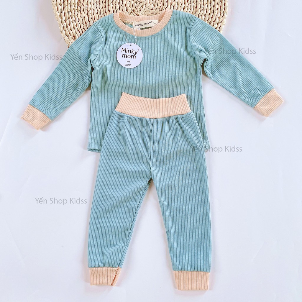 Sale !!! Bộ Dài Gân Tăm Cạp Cao Cho Bé (7-16kg) (SP001369)