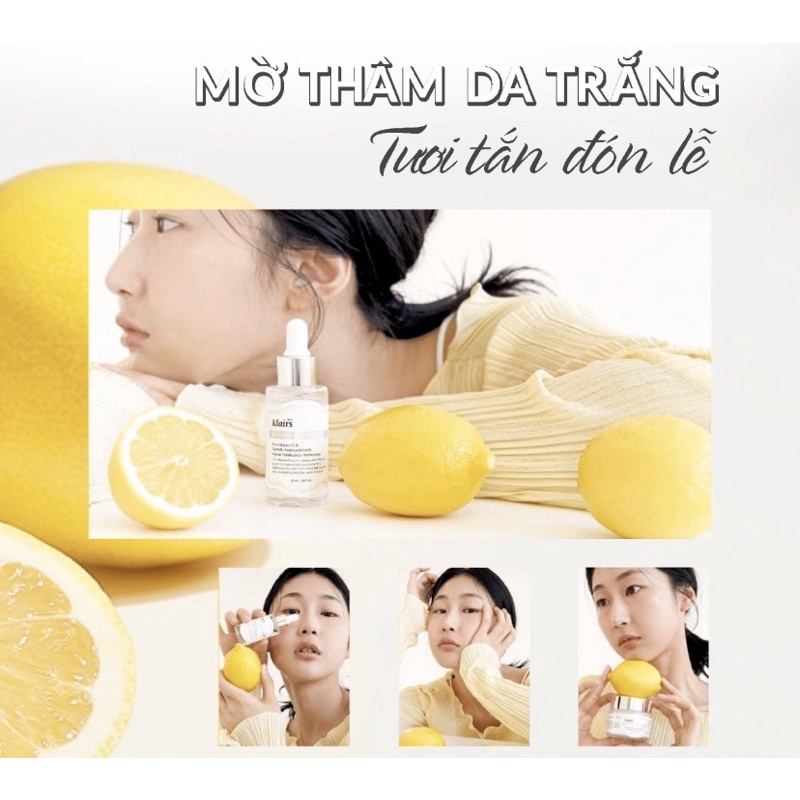 [Hàng auth] Tinh Chất Vitamin C Dưỡng Sáng Da, Mờ Thâm Klairs Freshly Juiced Vitamin Drop 35ml