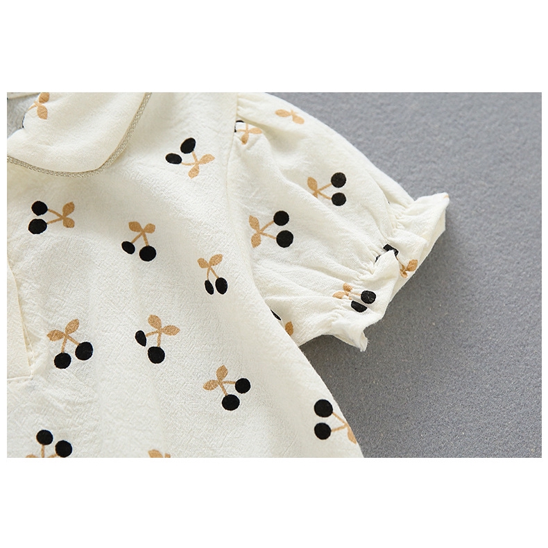 Set 2 Bộ Áo Liền Quần Ngắn Tay + Mũ Cho Bé Trai Và Bé Gái