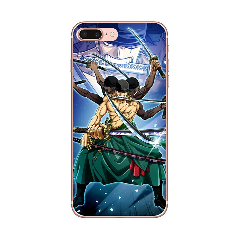 Fashion One Piece Cartoon Case For Iphone 7S 7 Plus iPHONE 8 Plus Luffy Roronoa Zoro Soft Shell | BigBuy360 - bigbuy360.vn