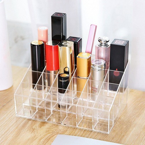 Khay đựng son 24 ô nhựa mica siêu bền trong suốt