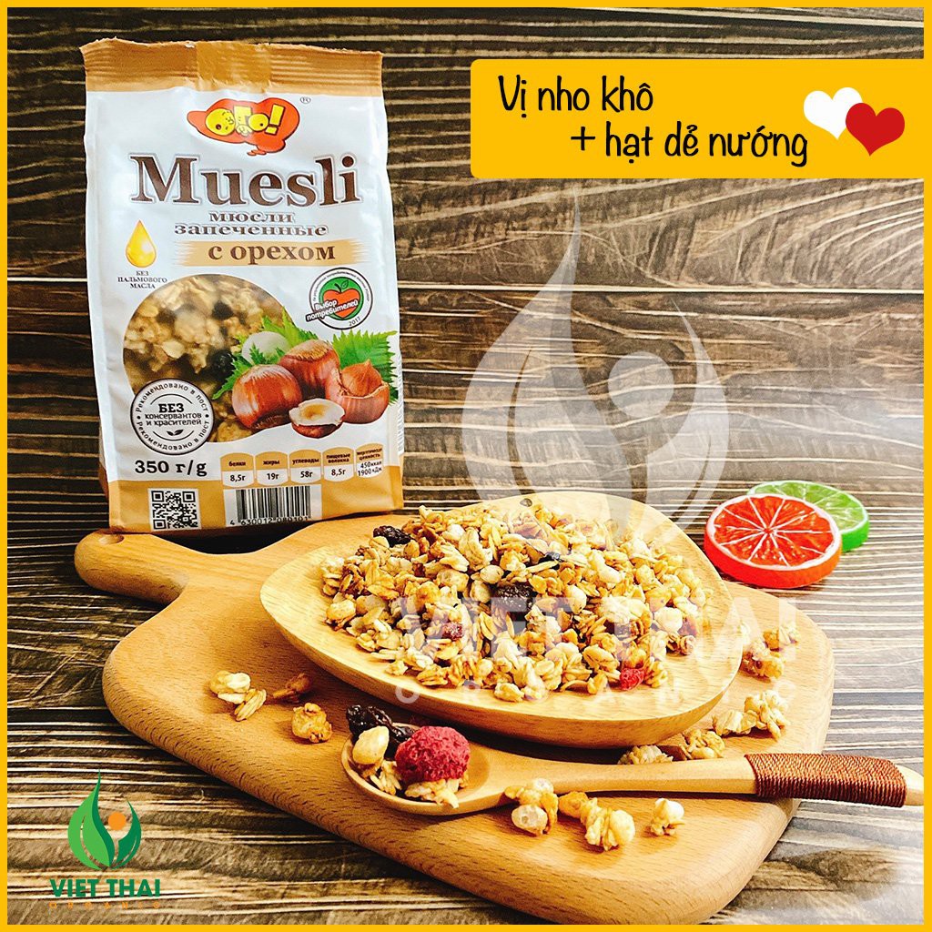 [HOT] Ngũ Cốc Trái Cây Ăn Sáng/ Ăn kiêng Muesli Nga chuẩn Sang - Xịn - Mịn FULL 5 VỊ Trái Cây Tự Nhiên | BigBuy360 - bigbuy360.vn