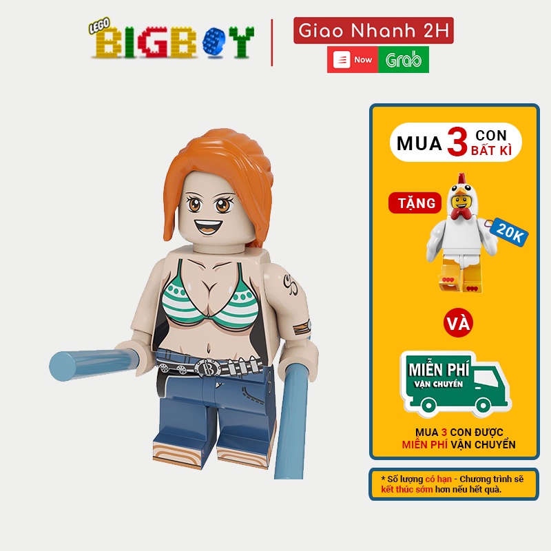 lego one piece NAMI minifigures