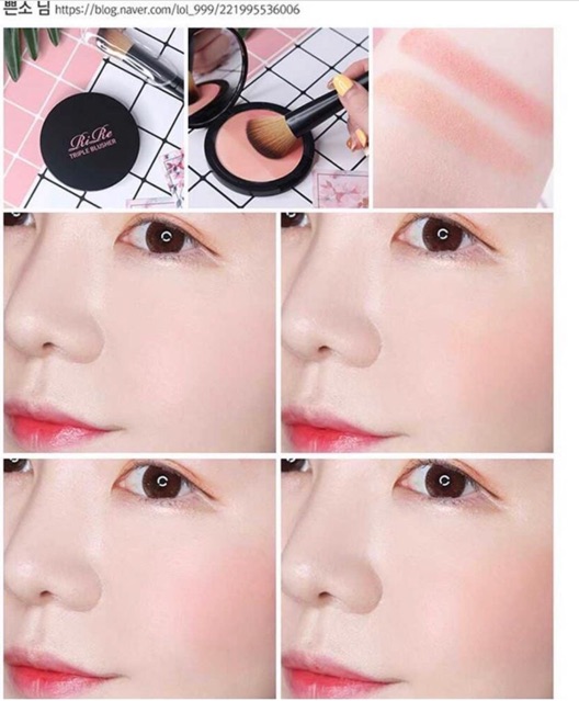 Phấn má 3 màu RIRE ✨✨ | BigBuy360 - bigbuy360.vn