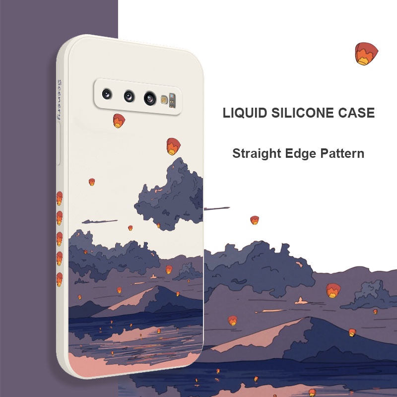 Ốp Điện Thoại Mềm Họa Tiết Hoạt Hình Sáng Tạo Cho Samsung Galaxy S10 S10E Plus S9 Plus