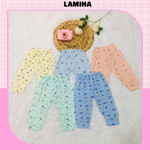 Quần chục dài cho bé trai bé gái thu đông cotton lạnh hàng loại 1 Carter QC01