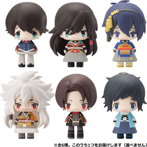 Set 6 Mô Hình Đồ Chơi Nhân Vật Touken Ranbu Xinh Xắn